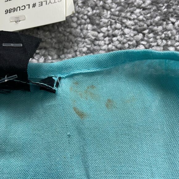 Exist Swimwear Beach Cover Up Womens Free Size Aqua Tie Dye Tassel Rayon NWD New - Picture 13 of 16